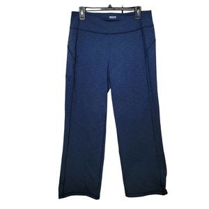 Duluth Trading Blue High Rise Boot Cut Yoga Pants Women's M x 29 985